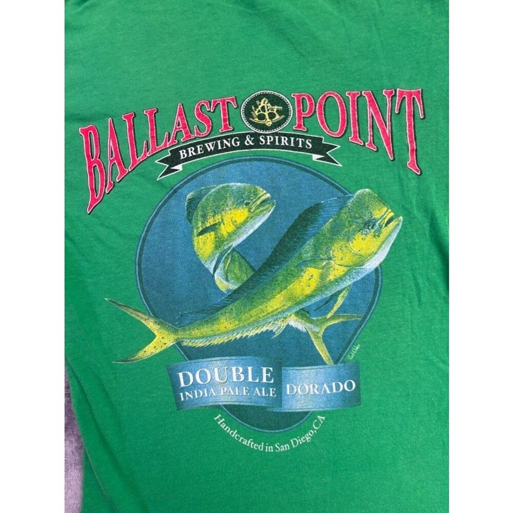Ballast Point Women's S T-Shirt | Green Brewery Craft Beer Graphic Tee